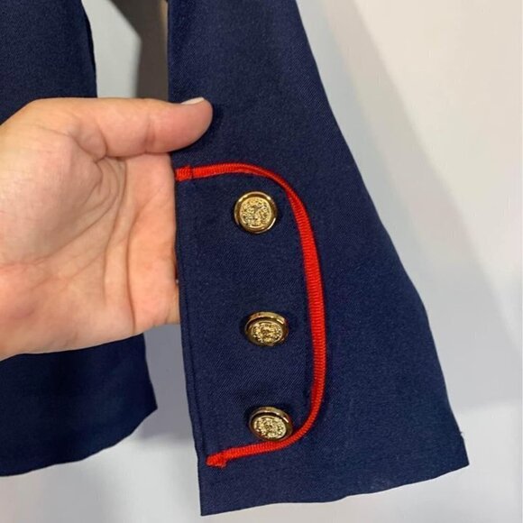 CHILDRENS lieutenants costume. Imagination workshop. Size 7. Navy blue. New cond - Picture 3 of 8